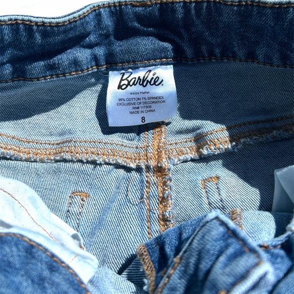 Barbie Girls‎ Jeans Denim Straight Leg Born To Lead Size 8 - Picture 5 of 5